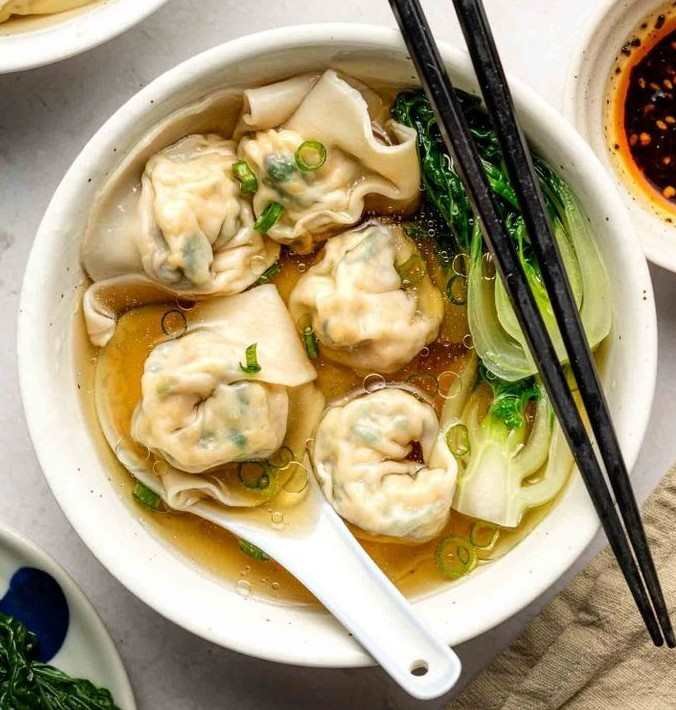 Veg Wonton Soup